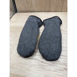 Stormy Kromer Tough Mitts Wool Winter Gloves Charcoal Grey Mittens Medium Womens